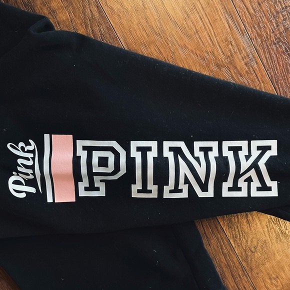Pink Victoria Secrets Black Sweatsuit - Picture 6 of 7